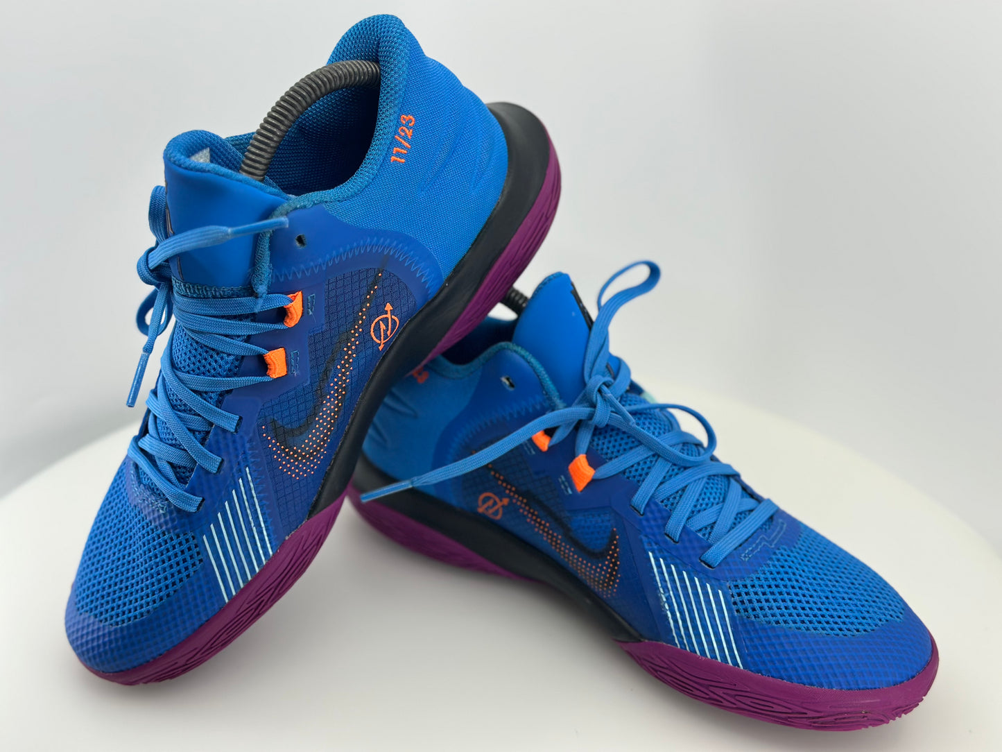 Kyrie Flytrap 5 Grade School 'Light Photo Blue Red Plum Size: 6.5Y