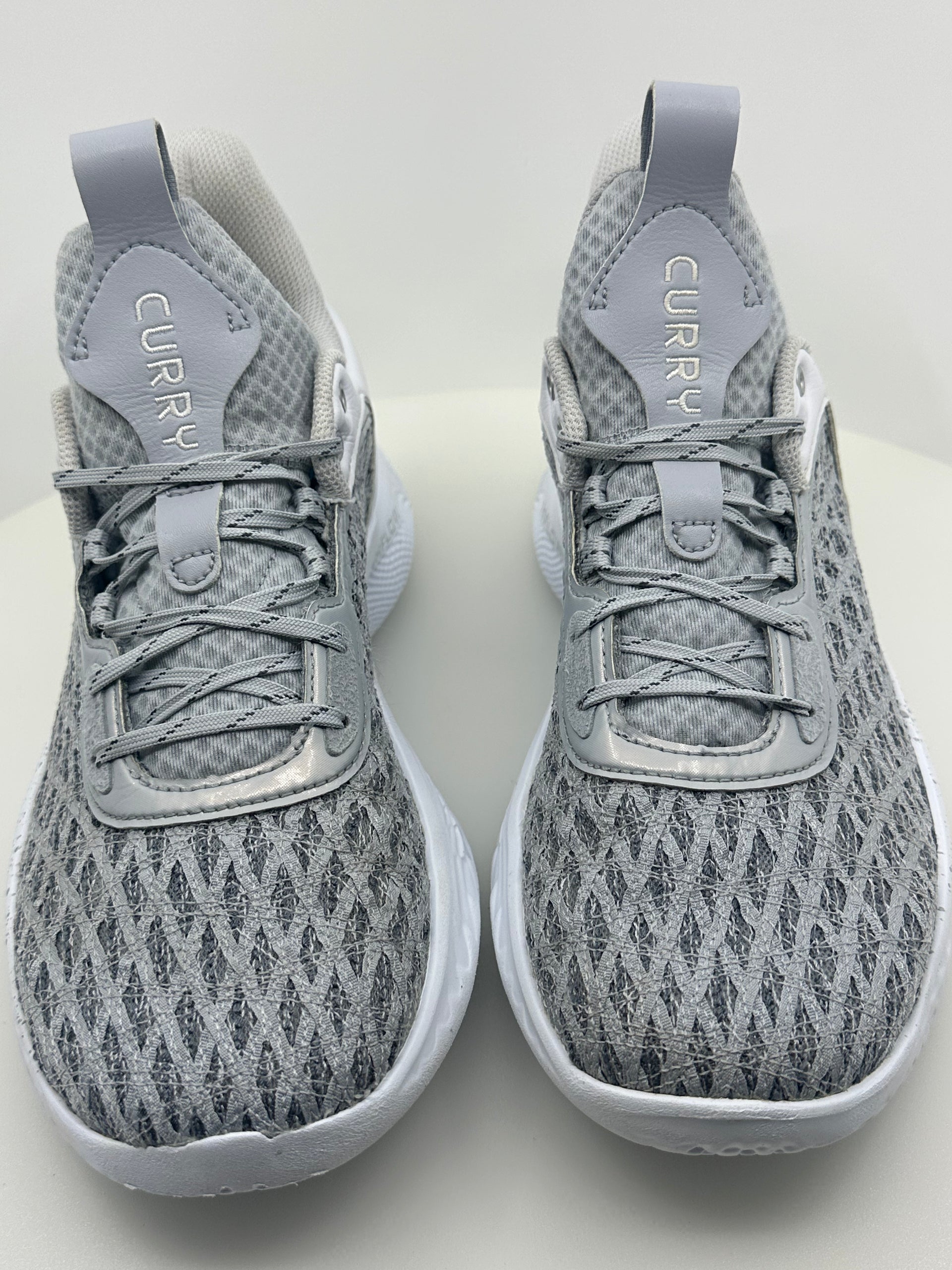 Under Armour Curry Flow 9 Team White Mod Gray Basketball Shoes Mens 15 Flawed Under Armour Curry Flow 9 Team  main image 3